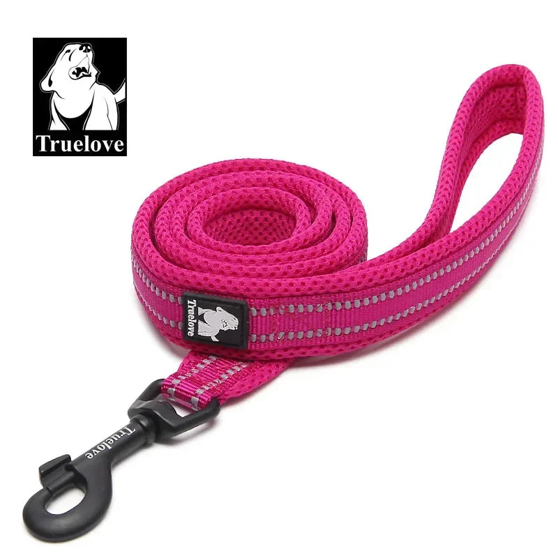 Soft Pet Leash – Reflective Nylon Mesh Padded Leash