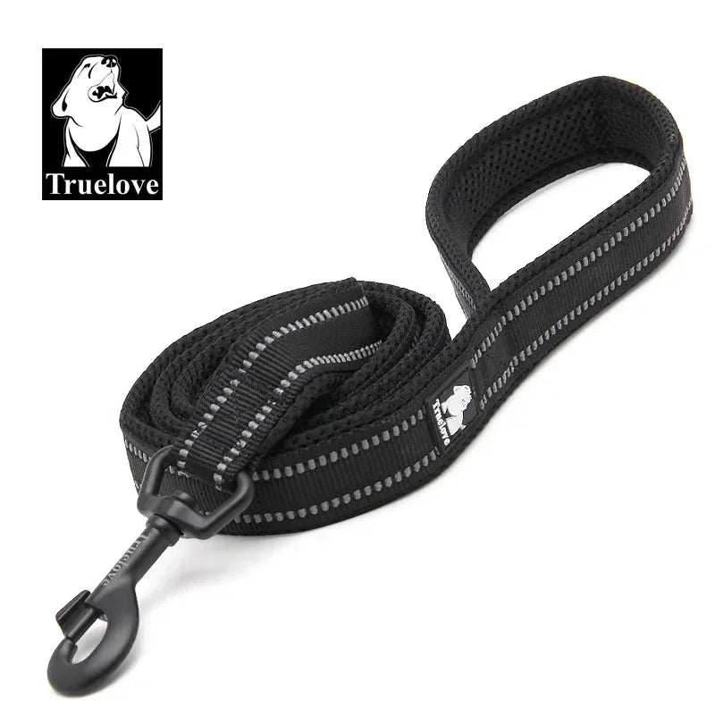 Soft Pet Leash – Reflective Nylon Mesh Padded Leash