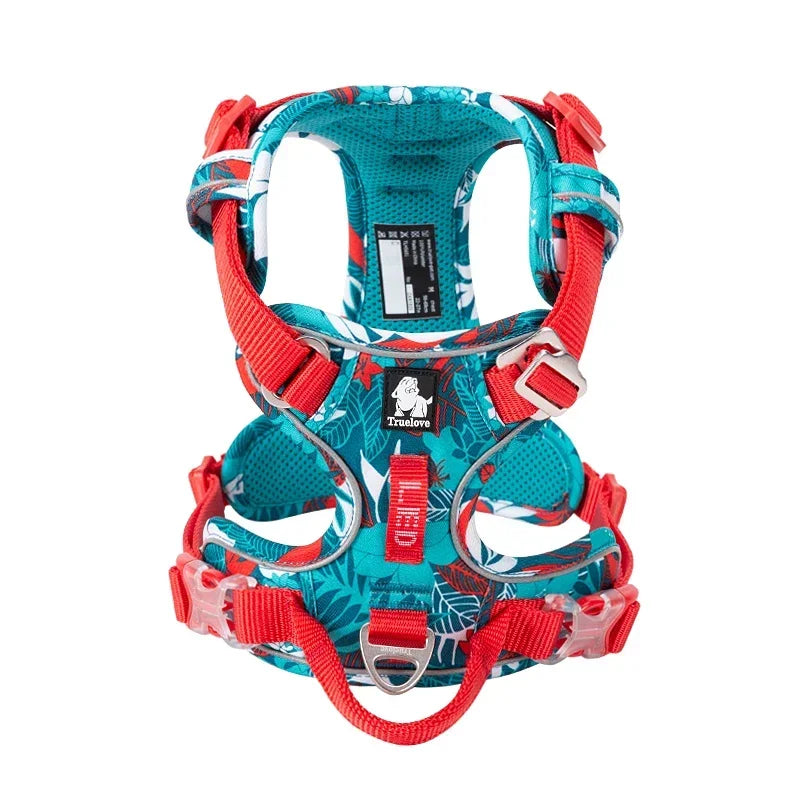 Explosion-proof Camouflage Dog Harness with Reflective Nylon