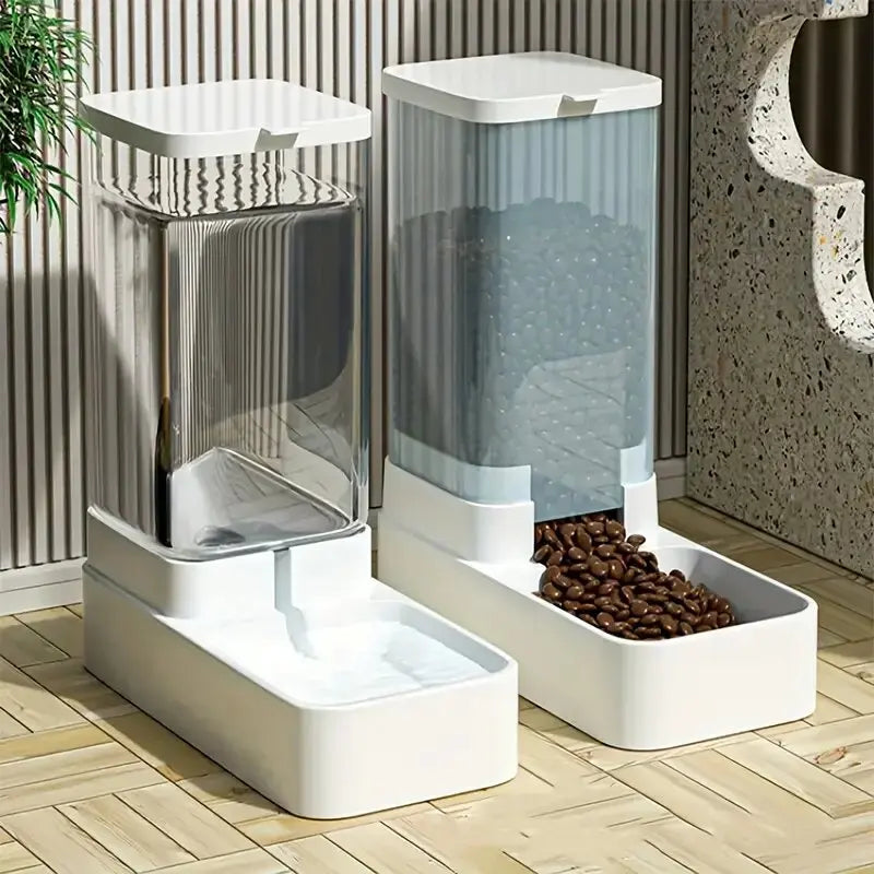 Automatic Dog Feeder & Water Dispenser Set