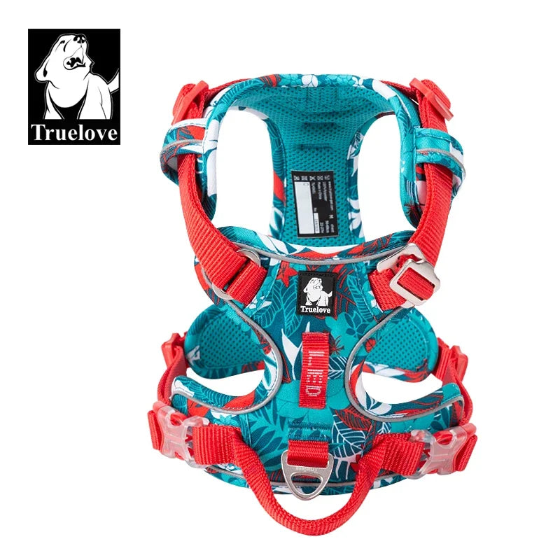 Explosion-proof Camouflage Dog Harness with Reflective Nylon