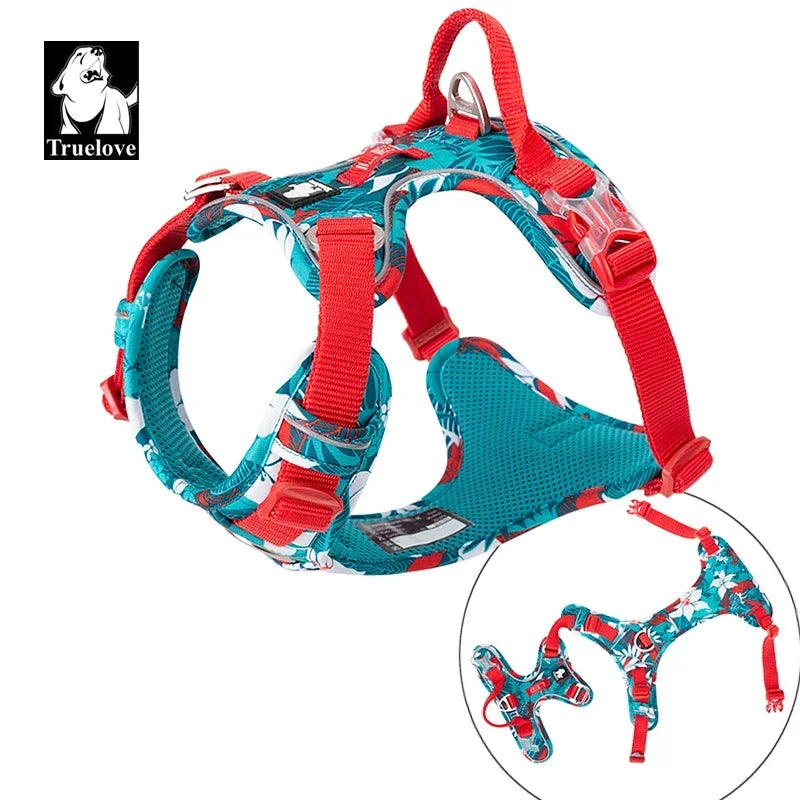 Explosion-proof Camouflage Dog Harness with Reflective Nylon