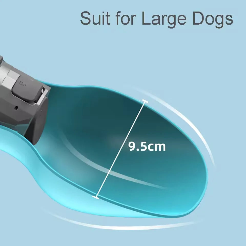 Portable Dog Water Bottle with Folding Cup