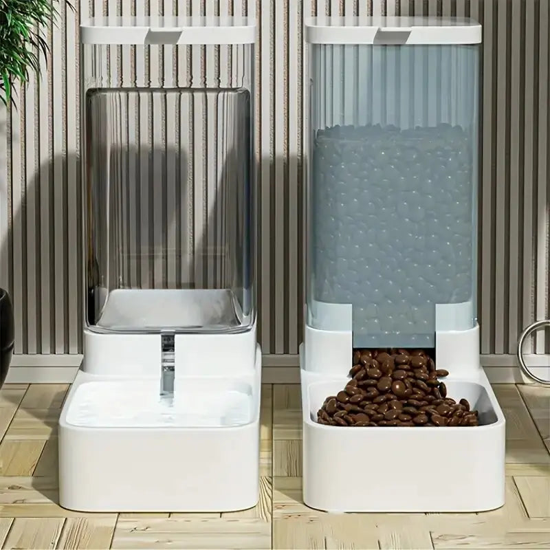Automatic Dog Feeder & Water Dispenser Set