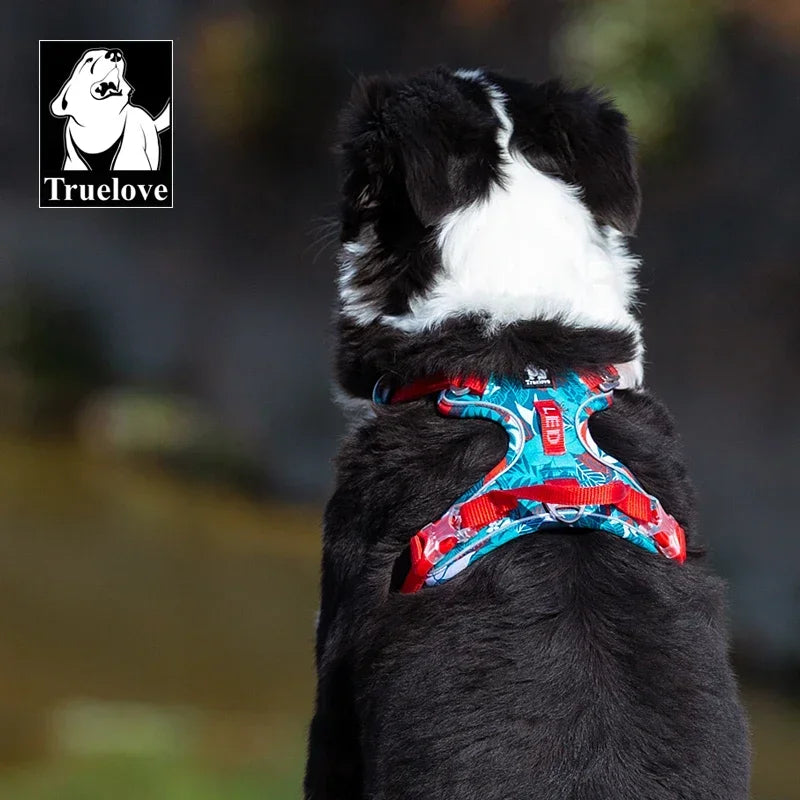 Explosion-proof Camouflage Dog Harness with Reflective Nylon