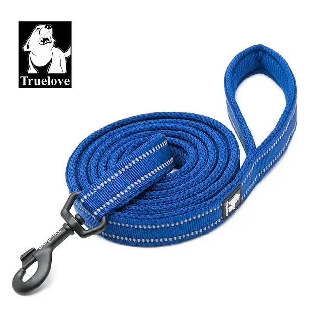 Soft Pet Leash – Reflective Nylon Mesh Padded Leash