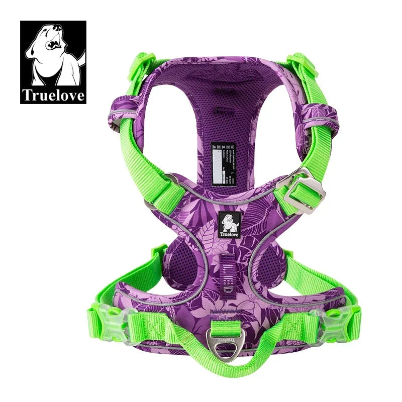 Explosion-proof Camouflage Dog Harness with Reflective Nylon