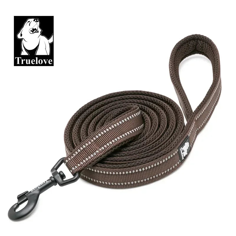 Soft Pet Leash – Reflective Nylon Mesh Padded Leash