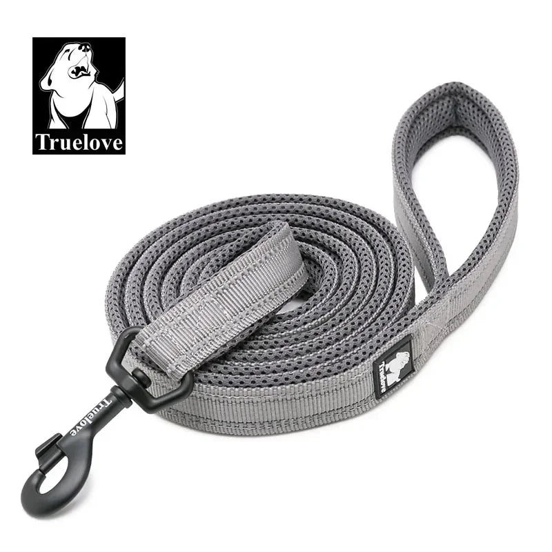 Soft Pet Leash – Reflective Nylon Mesh Padded Leash