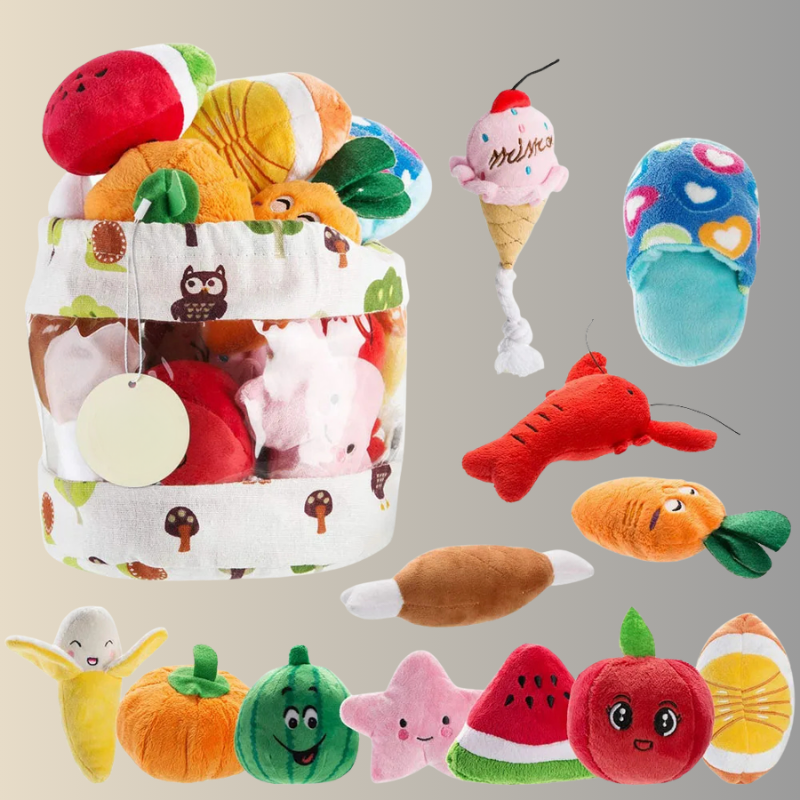 Plush Squeaky Dog Toys